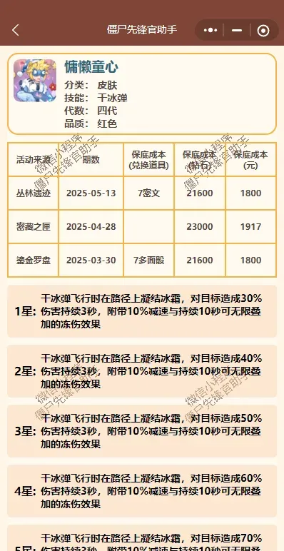 向僵尸开炮最强T0皮肤盘点