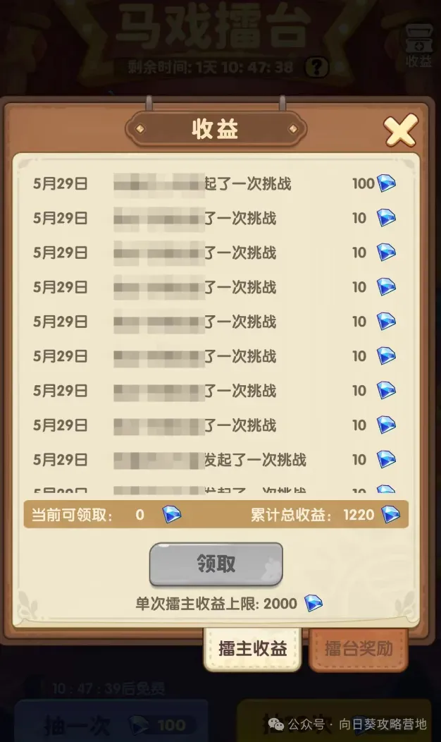 保卫向日葵马戏擂台返场大黄蜂要氪多少