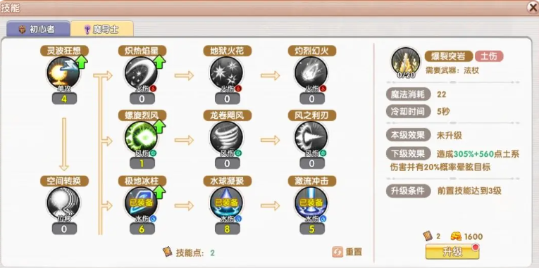《飞飞重逢》魔导师技能加点全解析 《飞飞重逢》魔导师技能加点全解析