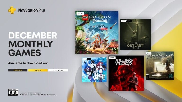 PSPlus 12月游戏阵容揭晓：《霓虹白客》《杀戮空间3》领衔