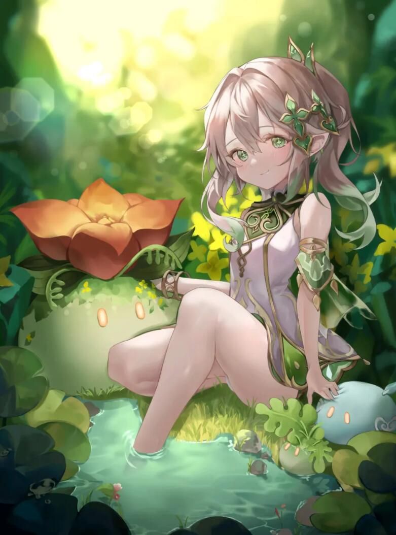 原神纳西妲透明开襟图 原神纳西妲透明开襟图