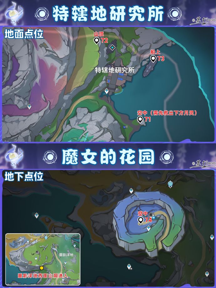 原神-月之四挪德卡莱月神瞳位置全览 原神-月之四挪德卡莱月神瞳位置全览