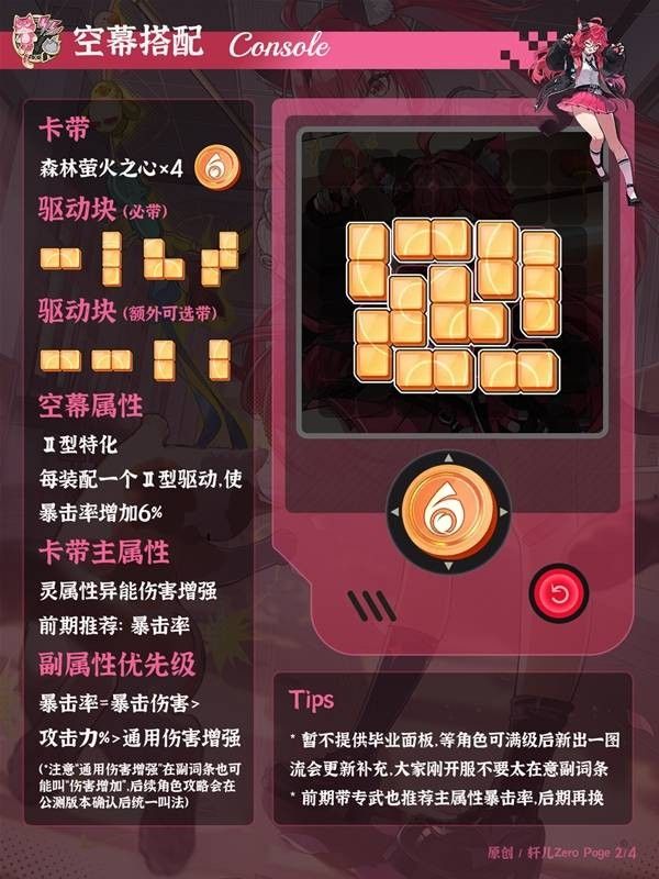 异环娜娜莉养成一图流指南 异环娜娜莉养成一图流指南