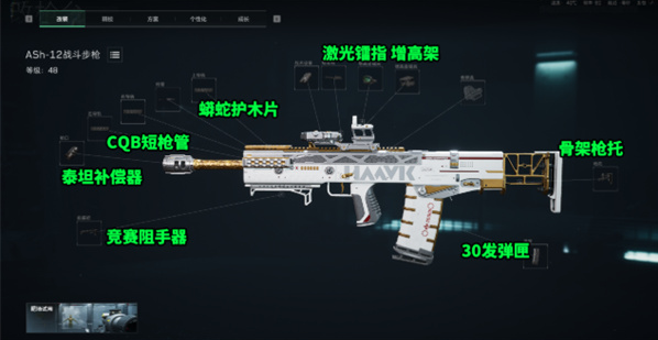 三角洲行动ASh12步枪怎么改-ASh12步枪配件改装推荐