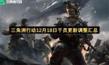 三角洲行动12月18日干员更新与调整内容一览